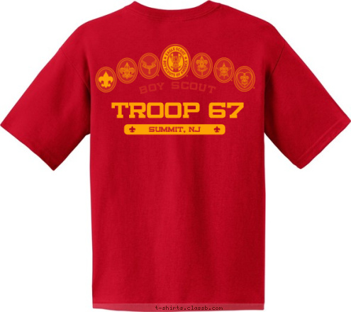TROOP 67 SUMMIT, NJ TROOP 67 BOY SCOUT SUMMIT, NJ T-shirt Design 