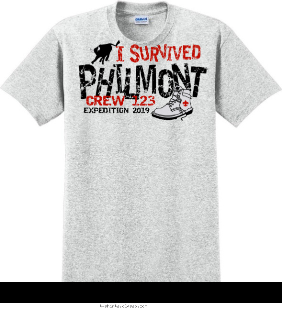 I survived Philmont T-shirt Design