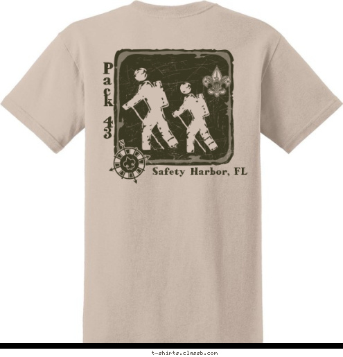 P
a
c
k

4
3 Safety Harbor, FL PREPARED. FOR LIFE. T-shirt Design 