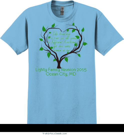 New Text New Text 2014  Elizabeth City,NC  Lighty Family Reunion 2015
Ocean City, MD T-shirt Design 