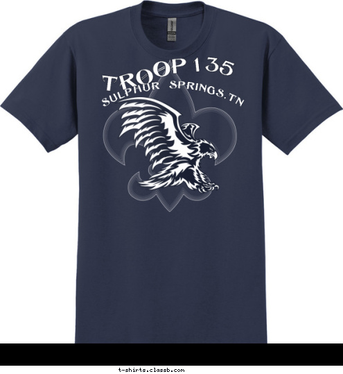 Sulphur Springs,TN O T P R O 135 T-shirt Design 