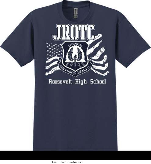 Your text here! Roosevelt High School JROTC T-shirt Design SP6014