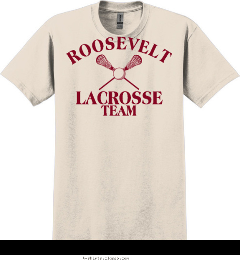 LACROSSE ROOSEVELT TEAM T-shirt Design SP1538