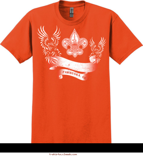 TROOP 33 PAWHUSKA, OK T-shirt Design 