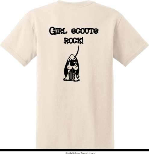 Girl scouts rock! Troop 21110 T-shirt Design 