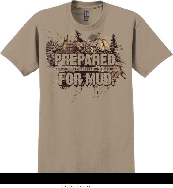 SP6052 Tooth of Time Prepared. For Dirt. T-shirt Design