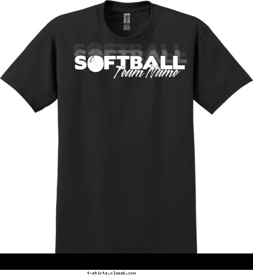 SOFTBALL Team Name SOFTBALL T-shirt Design SP6037