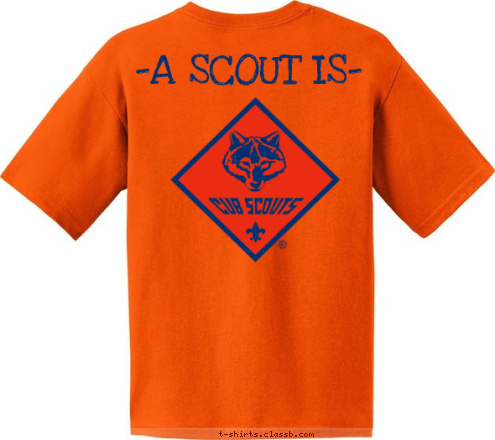 CUB SCOUT PATASKALA, OH -A SCOUT IS- -PACK 21- T-shirt Design 