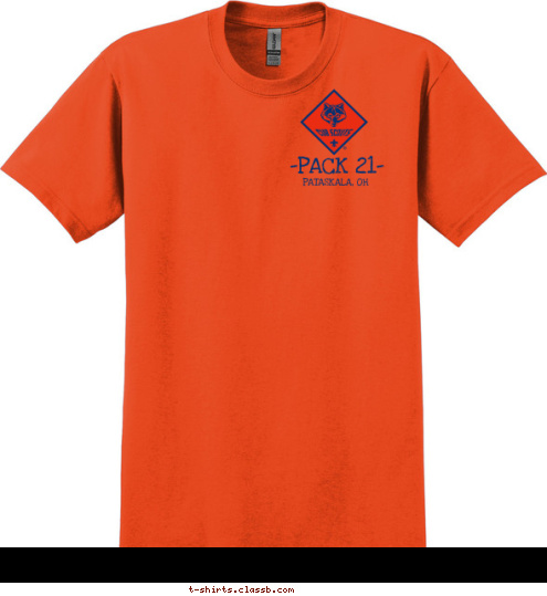 CUB SCOUT PATASKALA, OH -A SCOUT IS- -PACK 21- T-shirt Design 