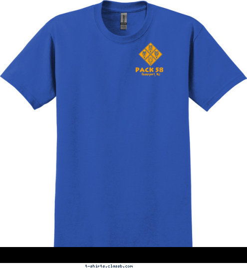 PACK 58 Oceanport, NJ T-shirt Design 