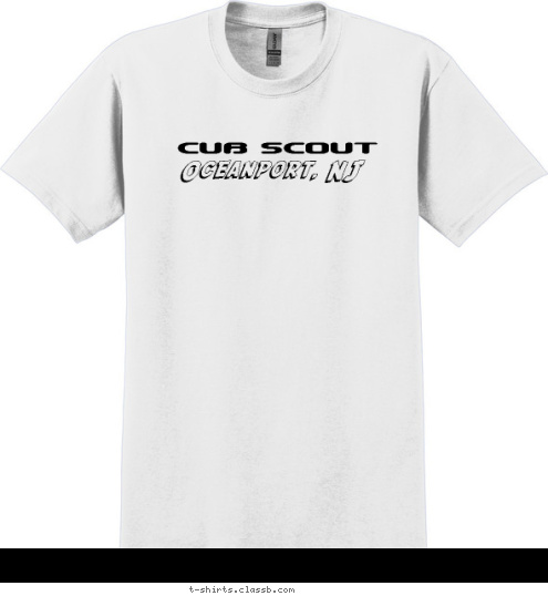 Cub Scout Oceanport, NJ T-shirt Design 