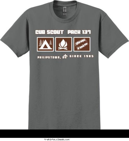 JOHNSTON, IA CELEBRATING THE 100th ANNIVERSARY OF  THE BOY SCOUTS OF AMERICA 1910-2010  EST. 1992 PHILIPSTOWN, NY SINCE 1984 PACK 98 CUB SCOUT PACK 137 CUB SCOUT PHILIPSTOWN, NY PACK 137 SINCE 1985 A PACK 137 CUB SCOUT IS:

TRUSTWORTHY
LOYAL
HELPFUL
FRIENDLY
COURTEOUS
KIND
OBEDIENT
CHEERFUL
THRIFTY
BRAVE
CLEAN
REVERENT CUB SCOUT T-shirt Design Philipstown Cub Scout Pack 137 2015 T Shirt