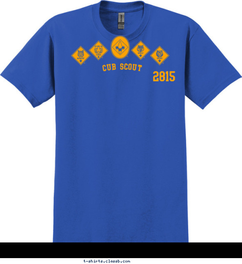 CHESTER 2815 CUB SCOUT , VA T-shirt Design 