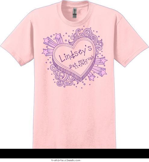 Your text here! Lindsey's Bat Mitzvah 11 2 15 T-shirt Design SP6066