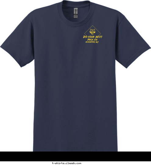 Do your best! Pack 58 Oceanport, NJ T-shirt Design 