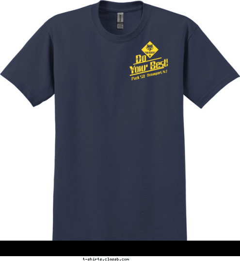 Pack 58 Oceanport, NJ Do Your Best! T-shirt Design 