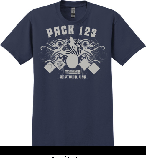 ANYTOWN, USA PACK 123 T-shirt Design 