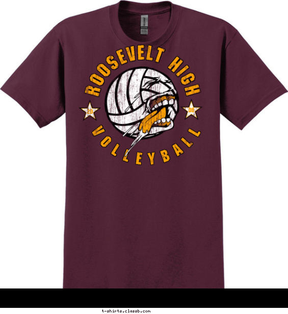 Volleyball Champs T-shirt Design