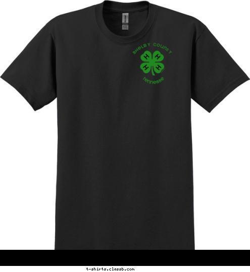 bartlett 4-H Tennesse Shelby County T-shirt Design 