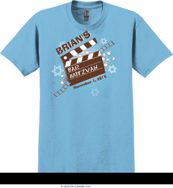 SP6126 Movies and Popcorn T-shirt Design