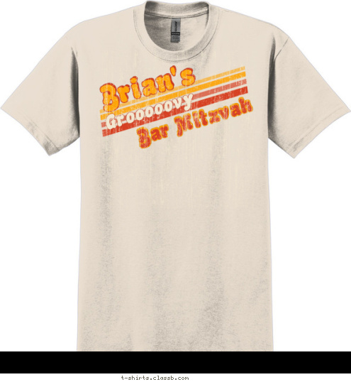 Your text here! Bar Mitzvah Bar Mitzvah Grooooovy Brian's Brian's T-shirt Design SP6129