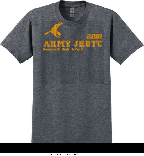 Your text here! Roosevelt High School 2018 ARMY JROTC T-shirt Design SP6142