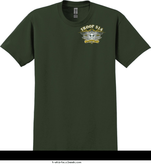 TROOP 514 est TROOP 514 DISCOVERY BAY, CA est 1999 DISCOVERY BAY, CA TROOP 514 1999 T-shirt Design 