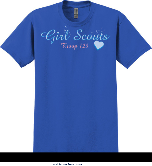 Troop 123 T-shirt Design 