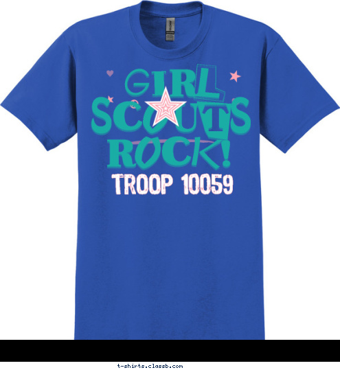 CA Central Coast Troop 10059 GIRL
SCOUTS
ROCK! GIRL
SCOUTS
ROCK! T-shirt Design 