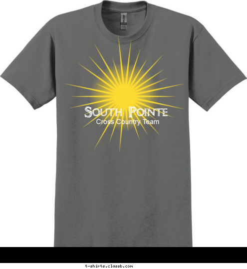 South Pointe Cross Country Team T-shirt Design 