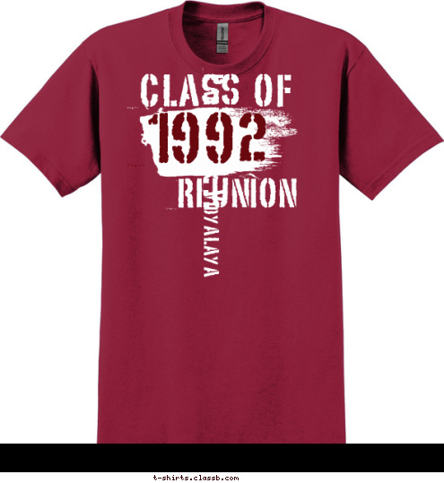 1992 Parle Tilak Vidyalaya REUNION CLASS OF T-shirt Design 