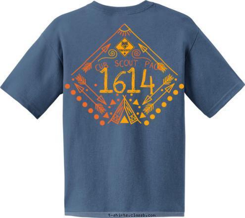 1614 Houston, TX CUB SCOUT PACK PACK 1614 T-shirt Design 