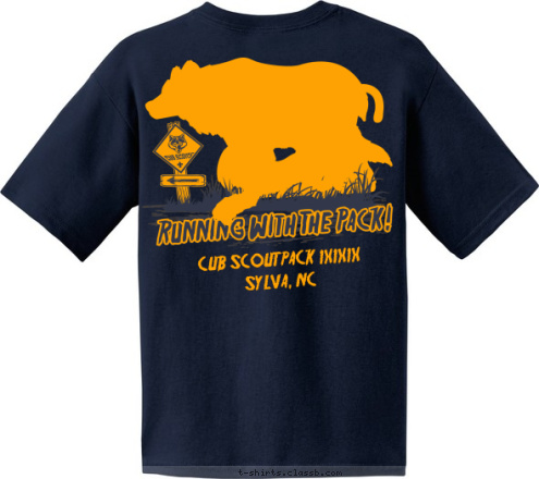 Sylva, MN PACK 999 CUB SCOUT PACK 999
SYLVA, NC T-shirt Design 