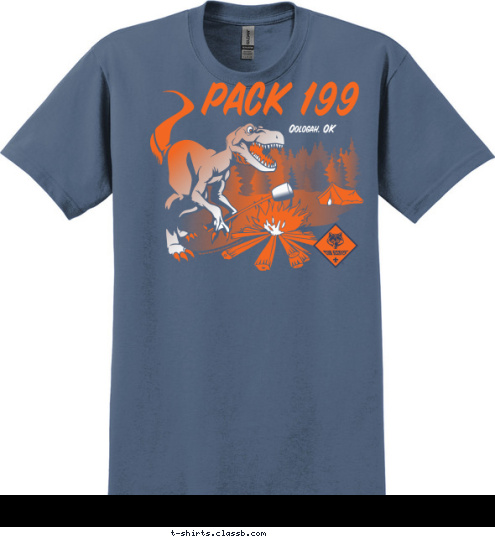 Oologah, OK PACK 199 T-shirt Design 