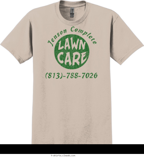 SP6225 Lawn Care Circle T-shirt Design