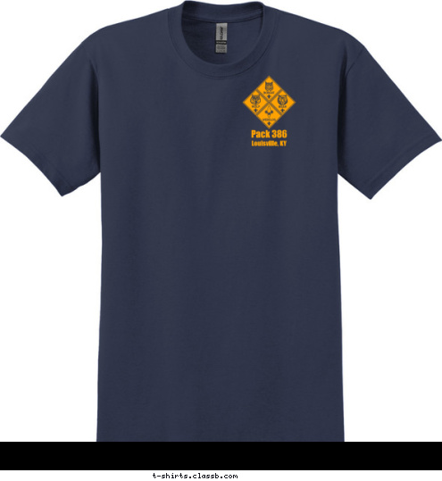 Pack 386 Louisville, KY T-shirt Design 