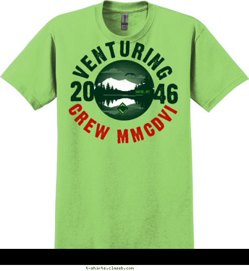 HAVRE, MT VENTURING 46 20 CREW MMCDVI T-shirt Design 