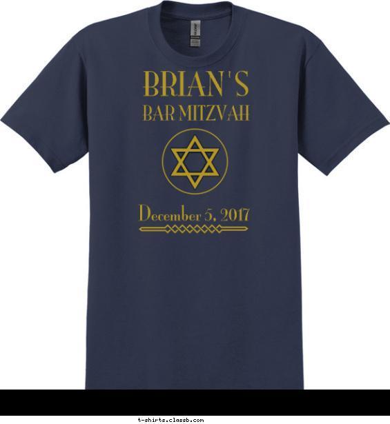 SP6232 Star of David and Accents T-shirt Design