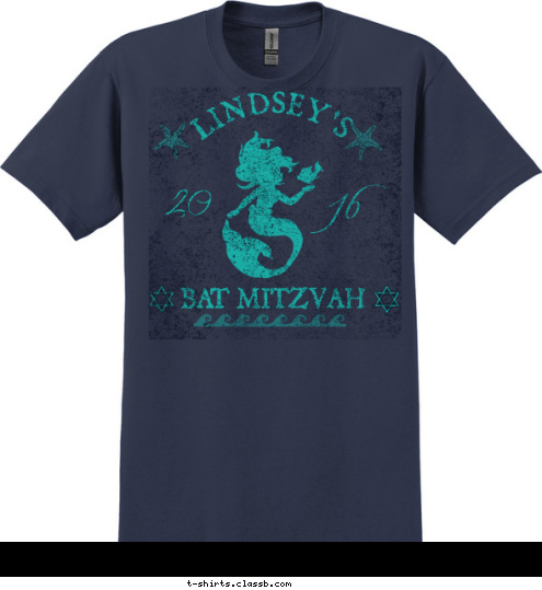 Your text here! 16 20 BAT MITZVAH LINDSEY'S T-shirt Design SP6237