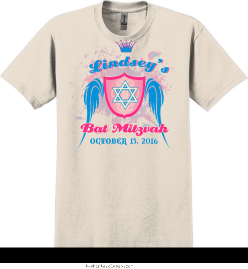 Your text here! OCTOBER 13, 2016 Bat Mitzvah Lindsey's Lindsey's T-shirt Design SP6238