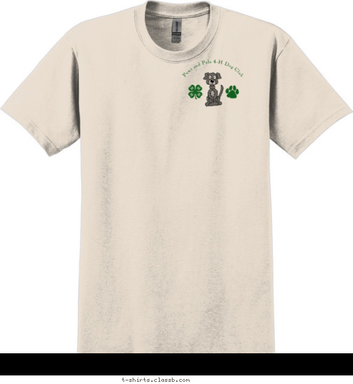 Paws and Pals 4-H Dog Club Paws and Pals 4-H Dog Club T-shirt Design 