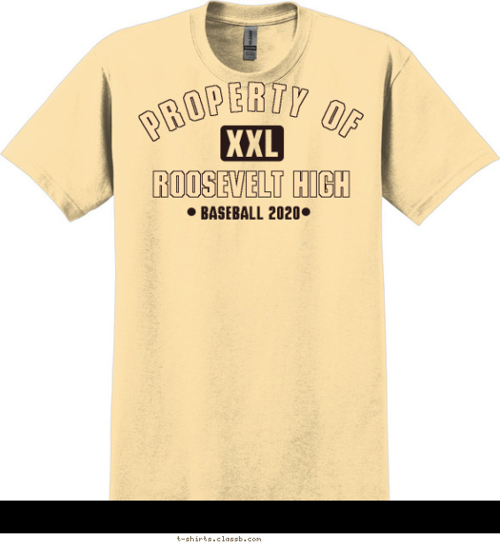 Baseball Property of Shirt T-shirt Design