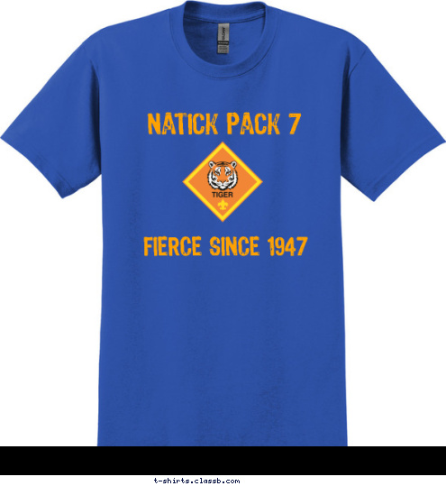 FIERCE SINCE 1947 Natick Pack 7 T-shirt Design 