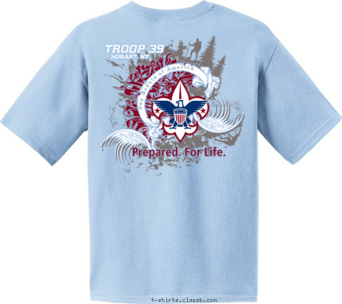 TROOP 39 HOBART, NY TROOP 39 HOBART, NY Boy Scouts of America T-shirt Design 