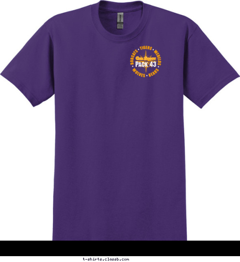 Pack 43 Since 1936 Pack 43 Safety Harbor, FL CAMPING LOOK EASY WE MAKE T-shirt Design 