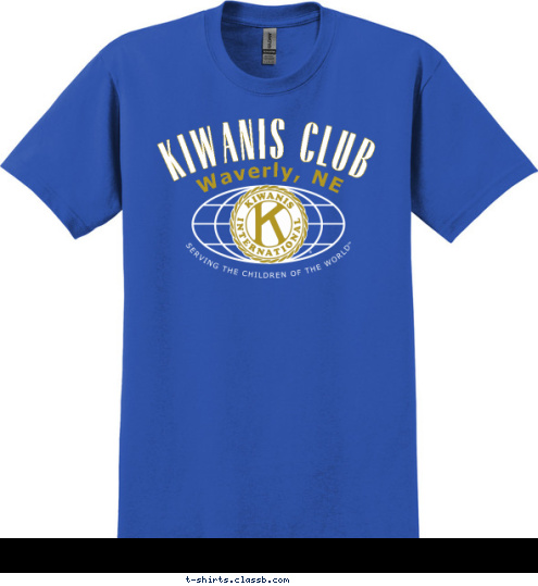 Waverly, NE KIWANIS CLUB T-shirt Design 