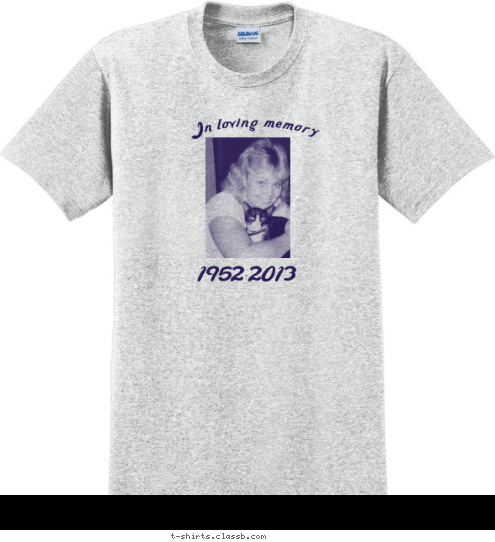 1952-2013 Team Delta Dawn In loving memory T-shirt Design 