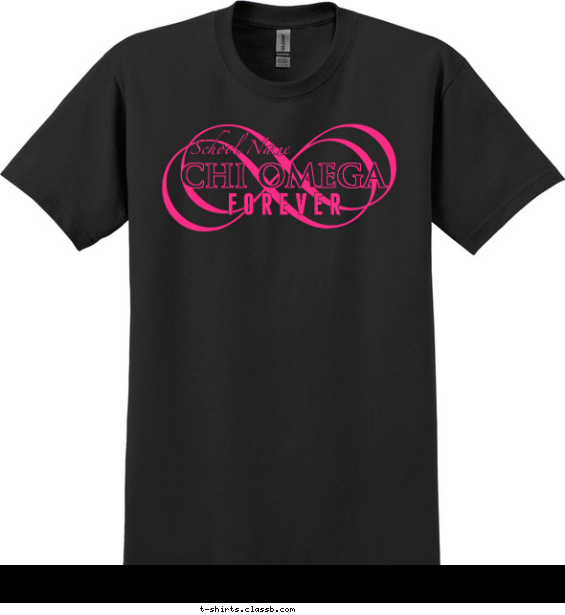 CHI Omega Forever T-shirt Design