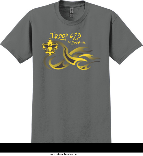 TROOP 623 St Joseph, MI T-shirt Design 