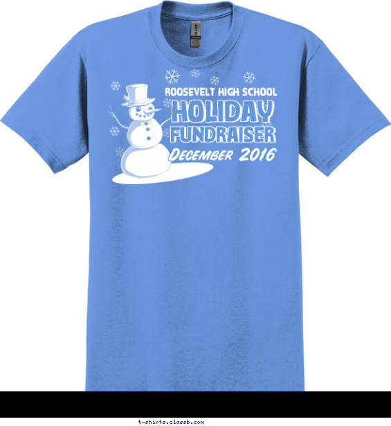 SP6313 Snowman Fundraiser T-shirt Design